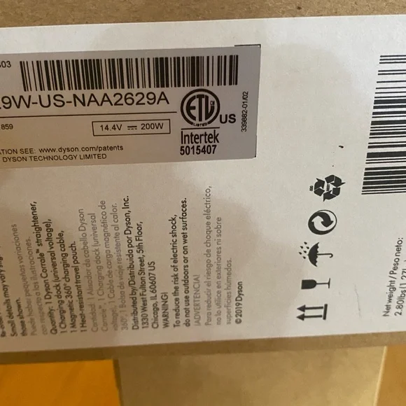 Dyson Corrale Hair Straightener in Black and Magenta with box from Sephora - Picture 6 of 9